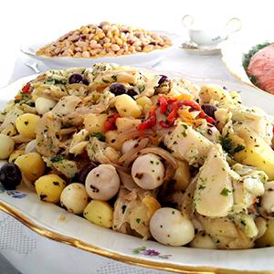 SALADA DE BACALHAU RÁPIDA