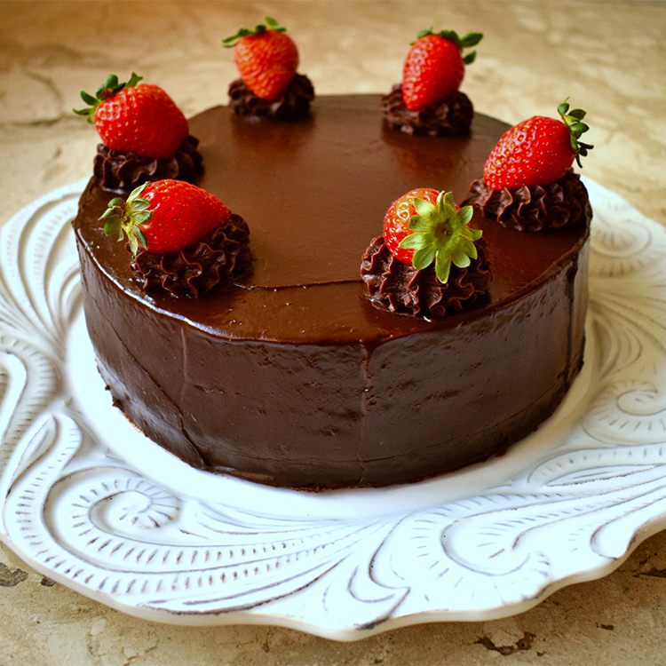 Cheesecake trufado de chocolate