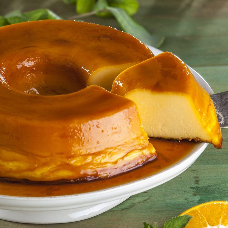 Pudim de Laranja com Leite Condensado