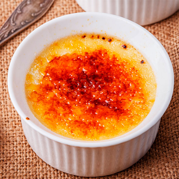 Crème Brûlée de Micro-ondas