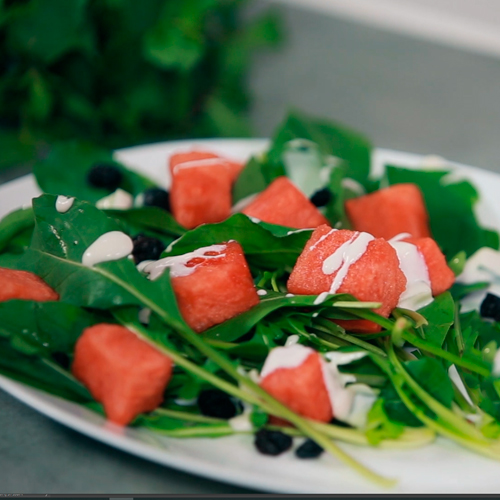 Salada de Melancia com Rabanete