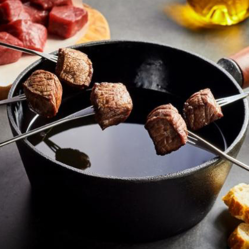 FONDUE DE CARNE AO VINHO 