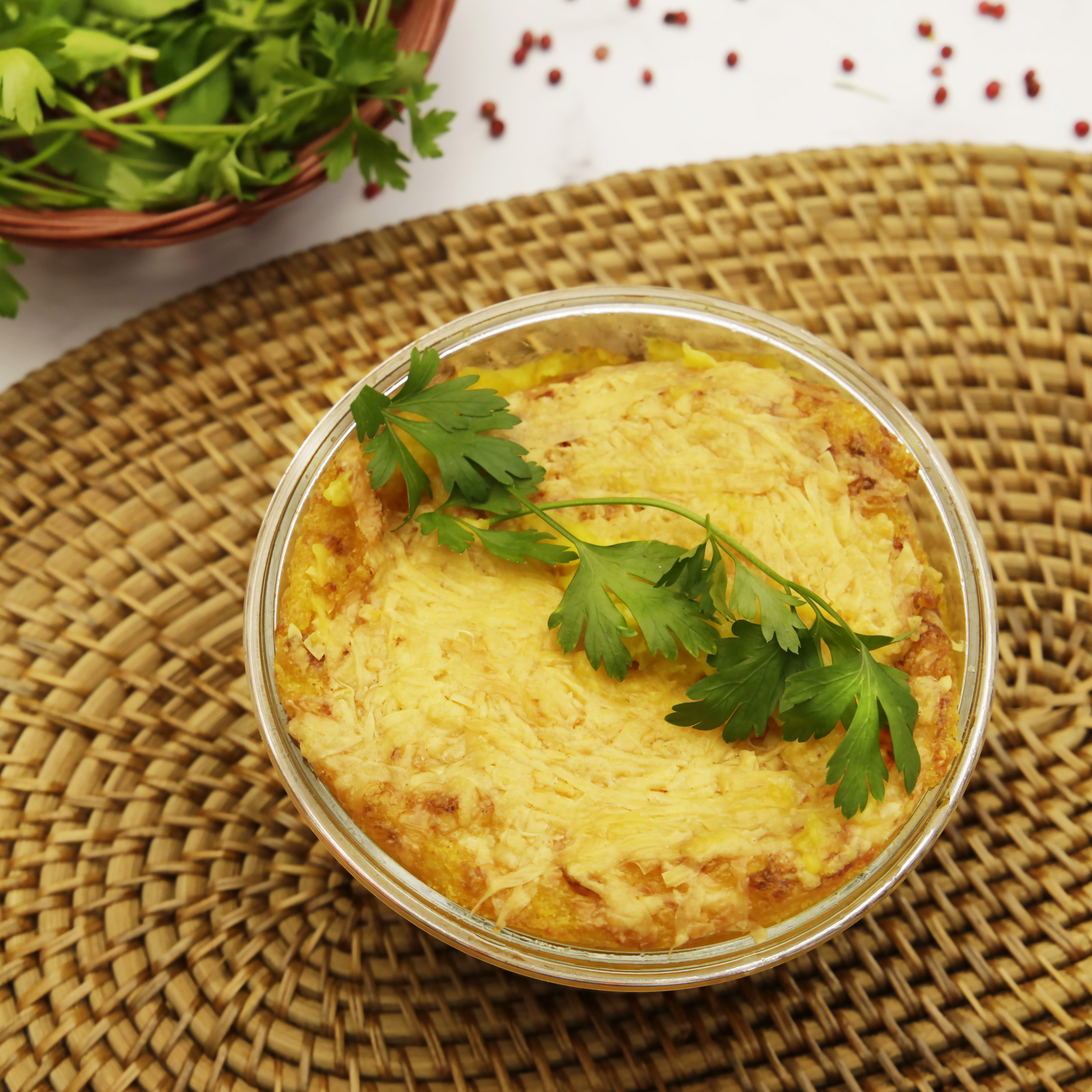 ESCONDIDINHO DE MANDIOQUINHA COM COGUMELO