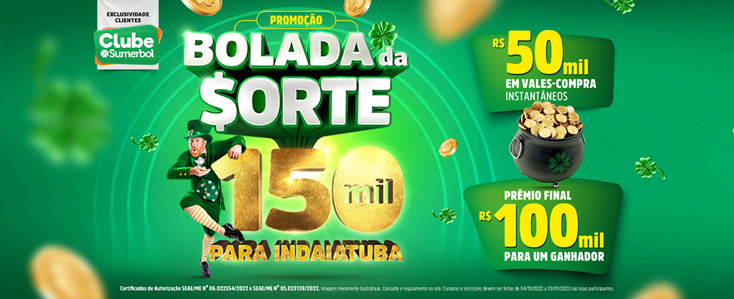 PROMOÇÃO BOLADA DA SORTE - Sumerbol