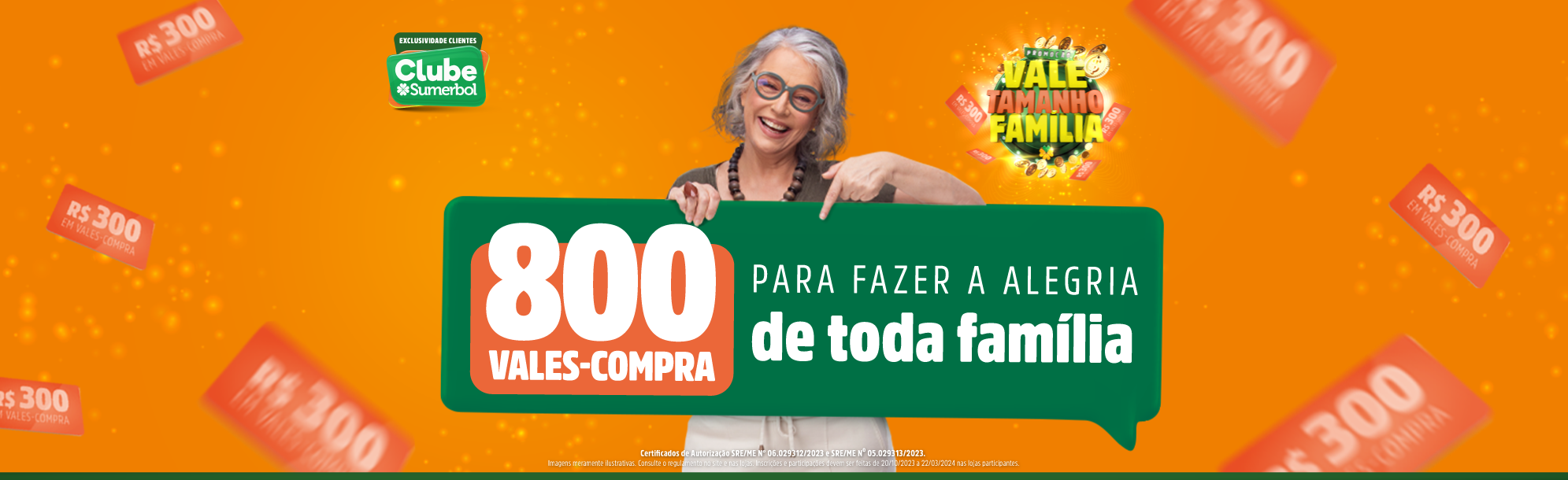 VALE TAMANHO FAMÍLIA