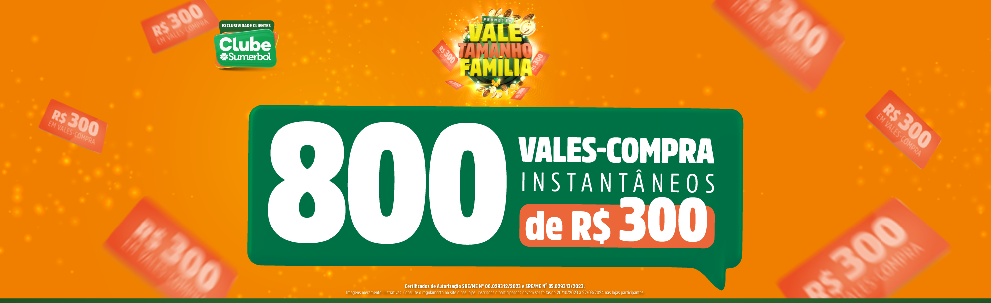 VALE TAMANHO FAMÍLIA