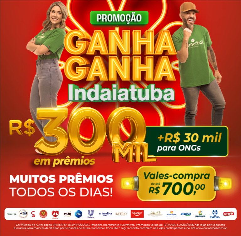 PROMOÇÃO GANHA GANHA INDAIATUBA