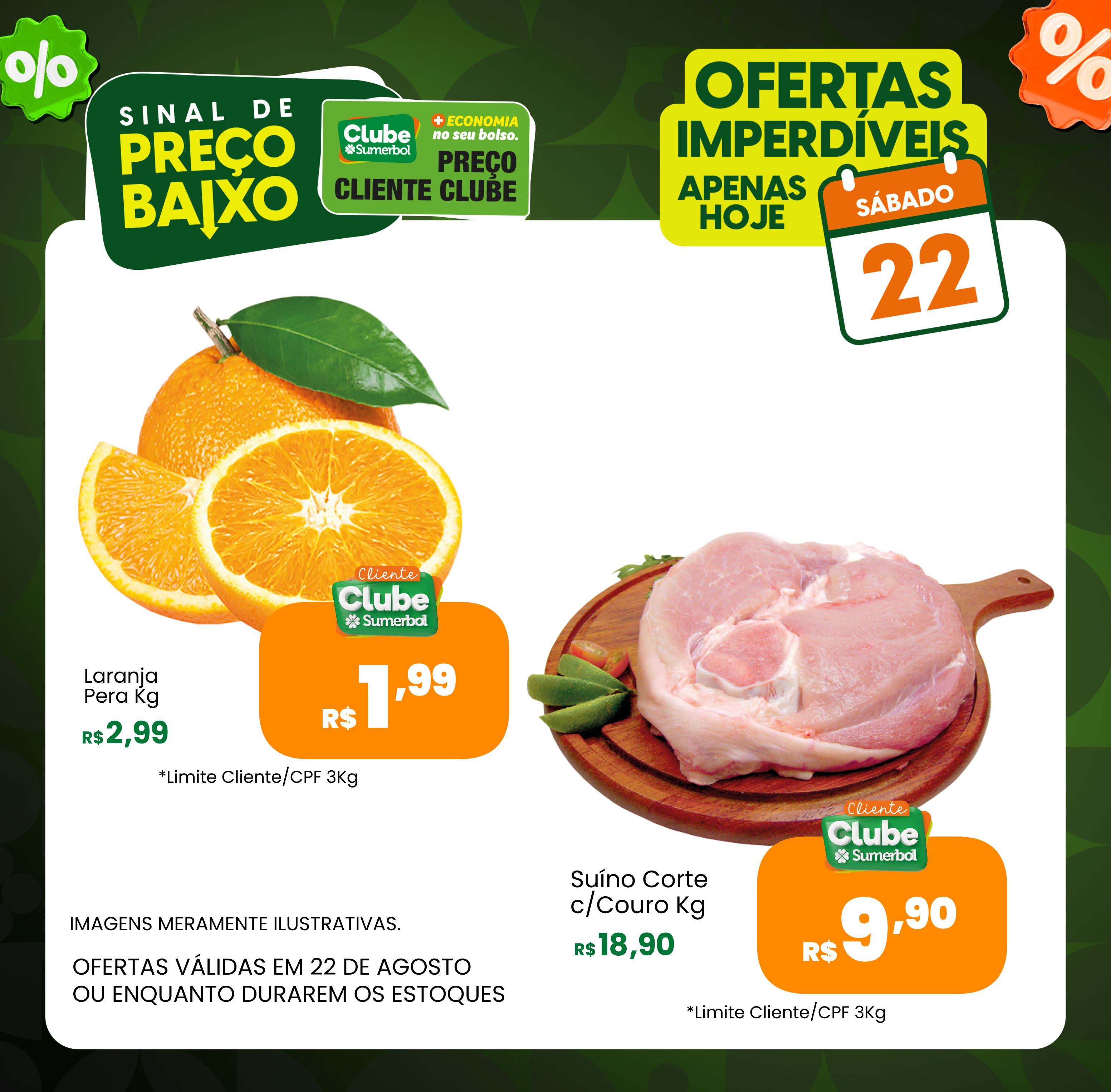 SINAL DE PREÇO BAIXO 