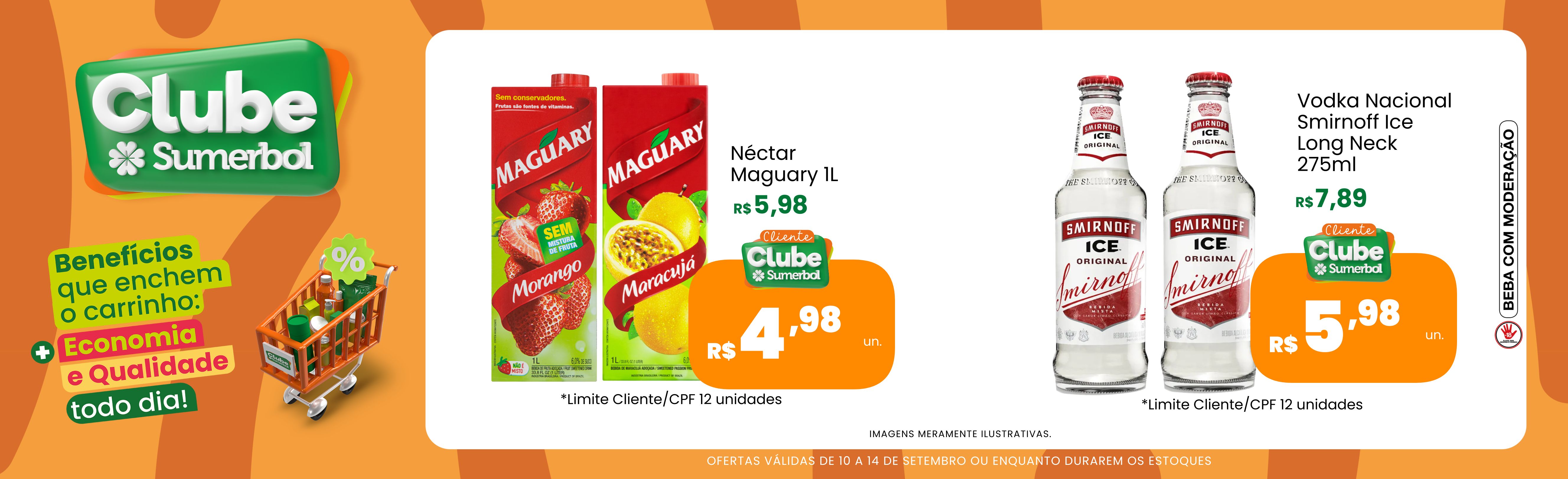 Ofertas Semanal Clube Sumerbol 10 a 14/09