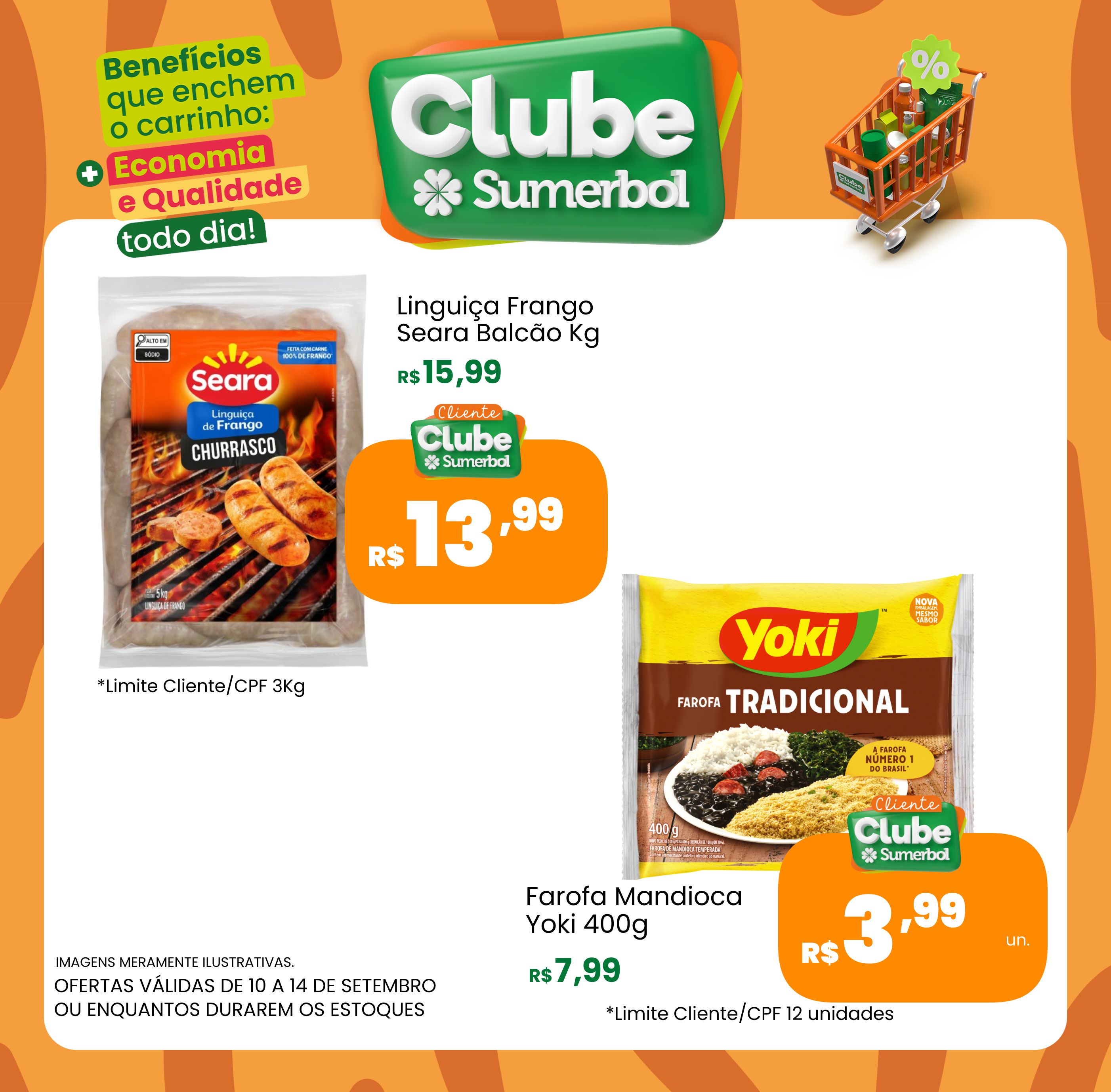 Ofertas Semanal Clube Sumerbol 10 a 14/09