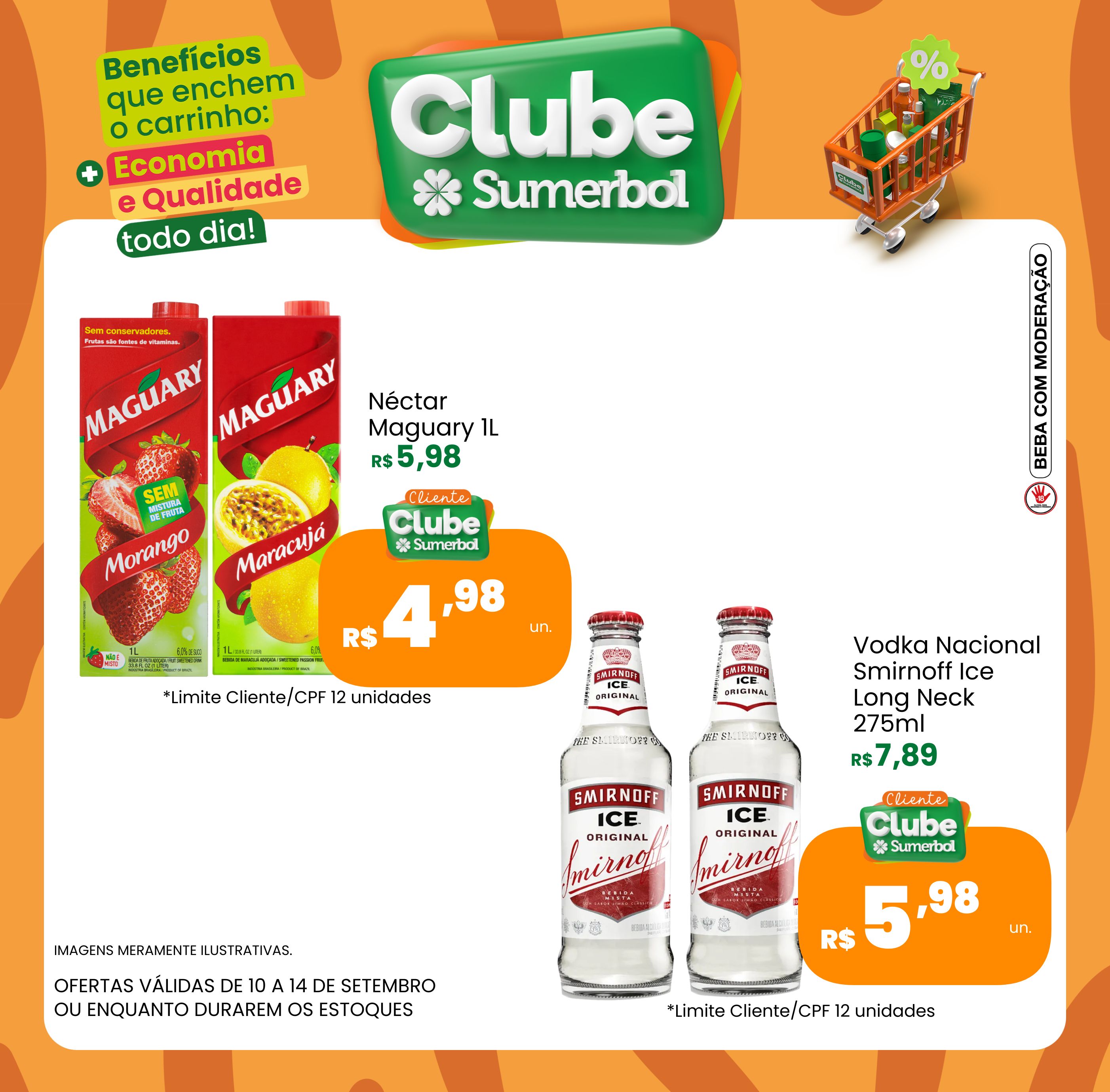 Ofertas Semanal Clube Sumerbol 10 a 14/09