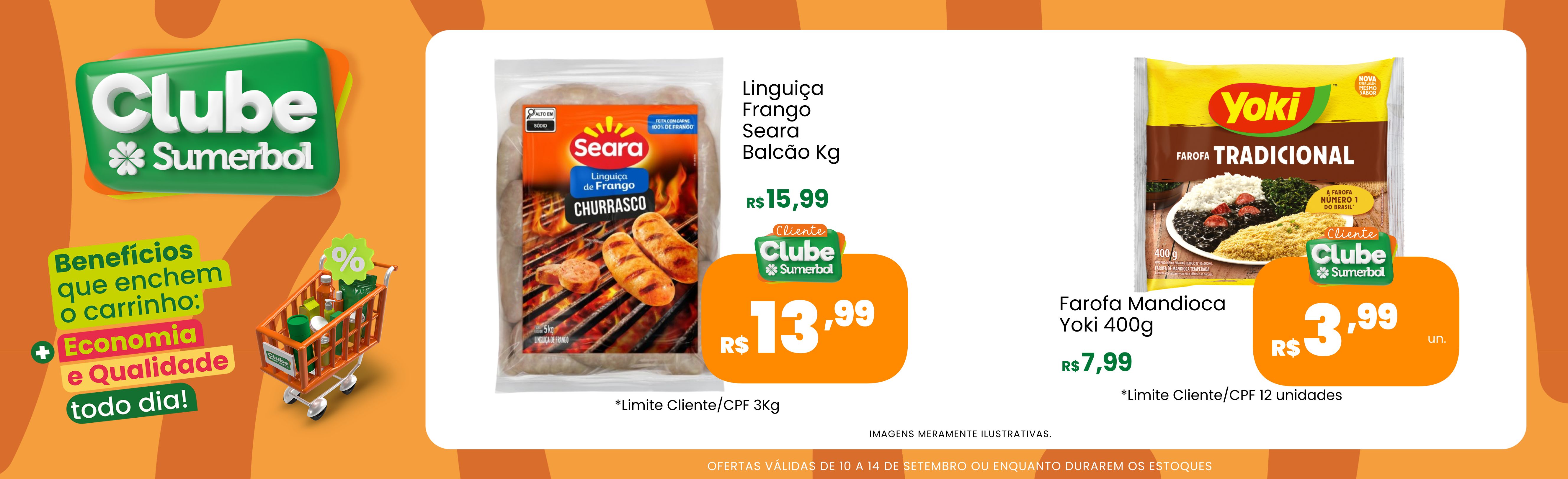 Ofertas Semanal Clube Sumerbol 10 a 14/09